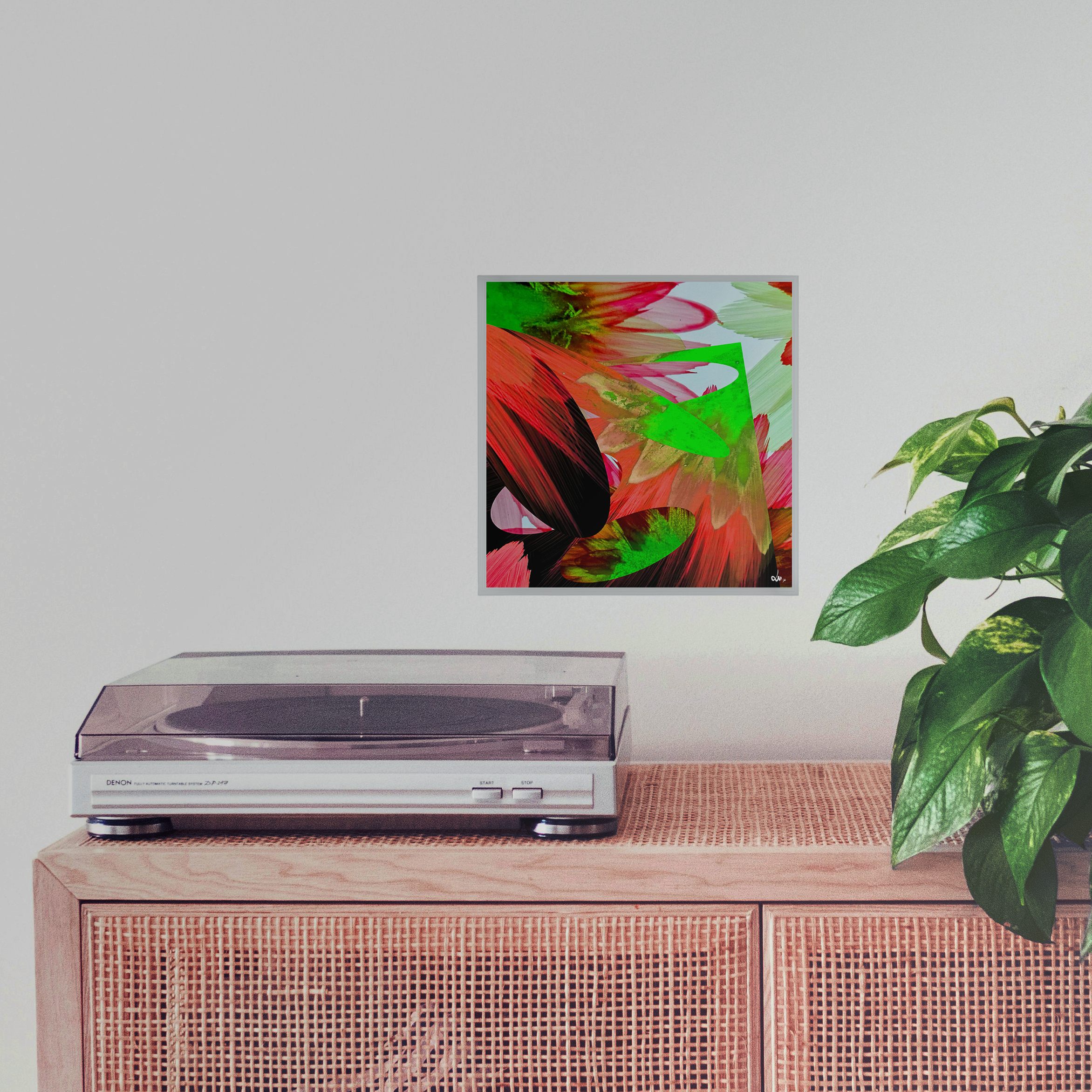 dibond 30×30 Illustration Univers Label LN.25